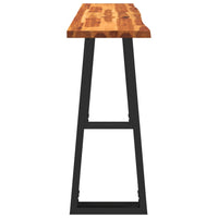 Thumbnail for Konsolentisch Baumkante 140x40x80 cm Massivholz Akazie