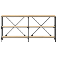 Thumbnail for Konsolentisch Sonoma-Eiche 160x30x75 cm Holzwerkstoff und Eisen