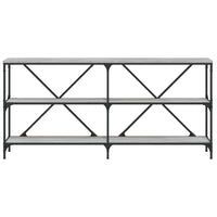 Thumbnail for Konsolentisch Grau Sonoma 160x30x75 cm Holzwerkstoff und Eisen