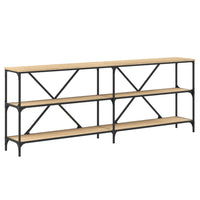 Thumbnail for Konsolentisch Sonoma-Eiche 200x30x75 cm Holzwerkstoff und Eisen