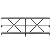 Thumbnail for Konsolentisch Grau Sonoma 200x30x75 cm Holzwerkstoff und Eisen