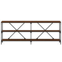 Thumbnail for Konsolentisch Braun Eichen-Optik 200x30x75 cm Holzwerkstoff