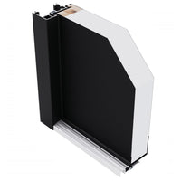 Thumbnail for Haustür Weiß 90x200 cm Aluminium