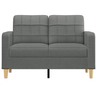 Thumbnail for 2-Sitzer-Sofa Dunkelgrau 120 cm Stoff