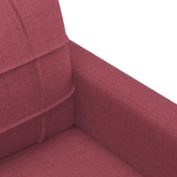 Thumbnail for 2-Sitzer-Sofa Weinrot 120 cm Stoff