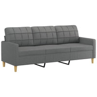 Thumbnail for 3-Sitzer-Sofa Dunkelgrau 180 cm Stoff