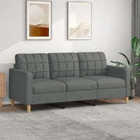 Thumbnail for 3-Sitzer-Sofa Dunkelgrau 180 cm Stoff