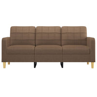 Thumbnail for 3-Sitzer-Sofa Braun 180 cm Stoff
