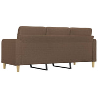 Thumbnail for 3-Sitzer-Sofa Braun 180 cm Stoff