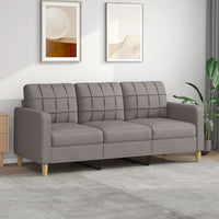 Thumbnail for 3-Sitzer-Sofa Taupe 180 cm Stoff