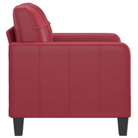 Thumbnail for Sessel Weinrot 60 cm Kunstleder