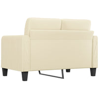 Thumbnail for 2-Sitzer-Sofa Creme 120 cm Kunstleder
