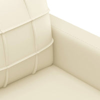 Thumbnail for 2-Sitzer-Sofa Creme 120 cm Kunstleder