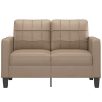 Thumbnail for 2-Sitzer-Sofa Cappuccino-Braun 120 cm Kunstleder