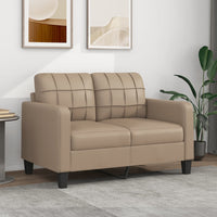 Thumbnail for 2-Sitzer-Sofa Cappuccino-Braun 120 cm Kunstleder