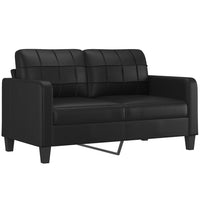 Thumbnail for 2-Sitzer-Sofa Schwarz 140 cm Kunstleder