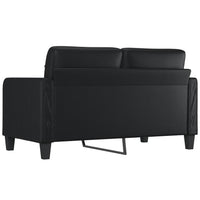 Thumbnail for 2-Sitzer-Sofa Schwarz 140 cm Kunstleder