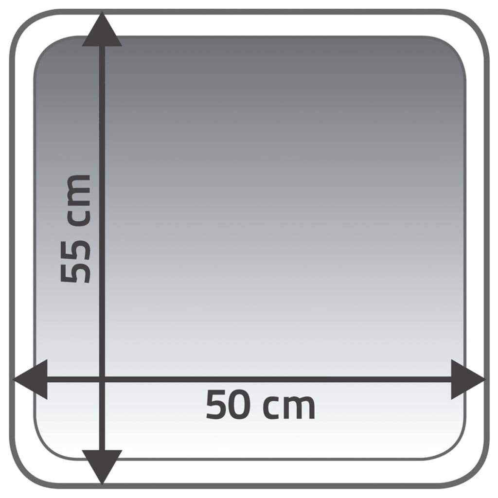 RIDDER Badteppich Coins 55×50 cm Grau 7103807