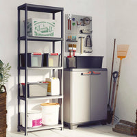 Thumbnail for Keter Niedriger Lagerschrank Stilo Grau und Schwarz 90 cm