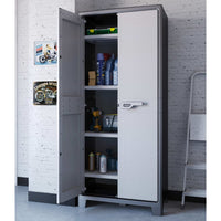 Thumbnail for Keter Lagerschrank mit Regalböden Titan Schwarz und Grau 182 cm