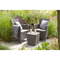 Thumbnail for Keter 3-tlg. Garten-Sitzgruppe Iowa Cappuccino-Braun 224383