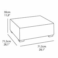 Thumbnail for Keter Gartentisch Salta/Sapporo Graphitgrau 236104