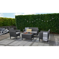 Thumbnail for Keter 8-tlg. Garten-Sofagarnitur Salemo Graphitgrau 236629