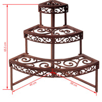 Thumbnail for Esschert Design Blumenetagere Viertelrund BPH32