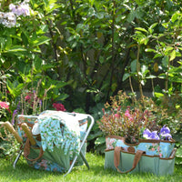 Thumbnail for Esschert Design Gartengerätehocker Rosendruck