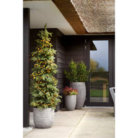 Thumbnail for Capi Blumentopf Nature Rib 35x34 cm Anthrazit KOFZ932