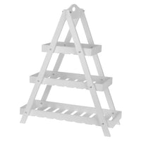 Thumbnail for ProGarden Dreieckige Etagere 3-stöckig MDF Weiß