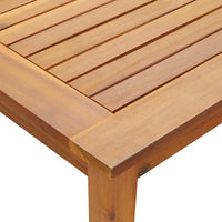 Thumbnail for Gartentisch 140x80x74 cm Massivholz Akazie