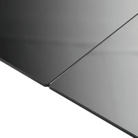 Thumbnail for Gartentisch Schwarz 150x90x74 cm Aluminium und Glas