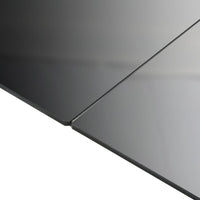 Thumbnail for Gartentisch Schwarz 190x90x74 cm Aluminium und Glas