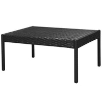 Thumbnail for 6-tlg. Garten-Lounge-Set mit Auflagen Poly Rattan Schwarz