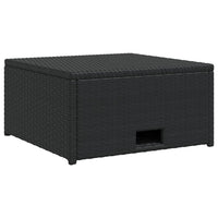 Thumbnail for 4-tlg. Garten-Lounge-Set mit Auflagen Poly Rattan Schwarz