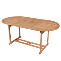 Thumbnail for Gartentish 180x90x75 cm Teak Massivholz