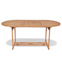 Thumbnail for Gartentish 180x90x75 cm Teak Massivholz