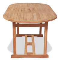 Thumbnail for Gartentish 180x90x75 cm Teak Massivholz