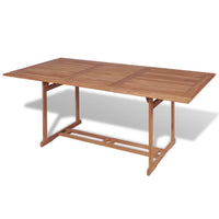Thumbnail for Gartentish 180x90x75 cm Teak Massivholz