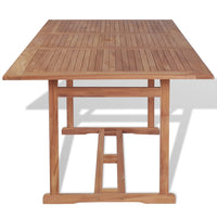 Thumbnail for Gartentish 180x90x75 cm Teak Massivholz