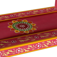 Thumbnail for Sideboard mit Schubladen Massivholz Mango Rosa Handbemalt