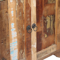 Thumbnail for Sideboard mit Einlegeböden Altholz Massiv 120x35x200 cm