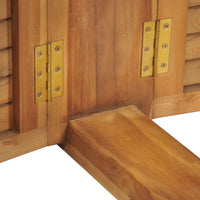 Thumbnail for Klappbarer Bartisch 155x53x105 cm Teak Massiv