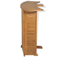 Thumbnail for Klappbarer Bartisch 155x53x105 cm Teak Massiv