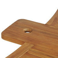 Thumbnail for Klappbarer Bartisch 155x53x105 cm Teak Massiv