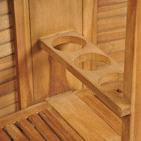 Thumbnail for Klappbarer Bartisch 155x53x105 cm Teak Massiv