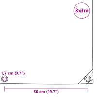 Thumbnail for Abdeckplane 650 g/m² 3x3 m Grün