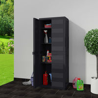 Thumbnail for Gartenschrank mit 3 Regalen Schwarz