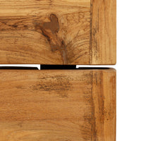 Thumbnail for Bartisch Recyceltes Massivholz Teak 150x70x106 cm